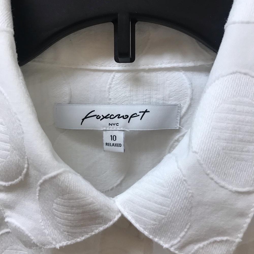 Foxcroft button down shirt bright white